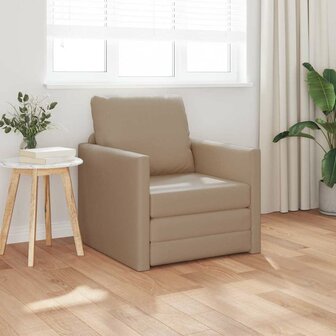 Slaapbank Cappuccino 74 x 77 x 81 cm Fluweel 1