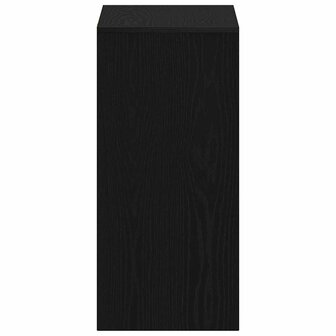 Bureau met plank Zwart Eiken 102,5 x 35 x 75 cm Bewerkt hout 7