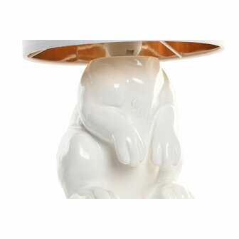 Bureaulamp Home ESPRIT Wit Gouden 50 W 220 V 4