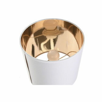 Bureaulamp Home ESPRIT Wit Gouden 50 W 220 V 3