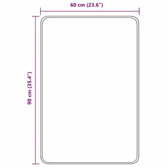 Antislip Badmat Turquoise 60 x 90 cm PP 9