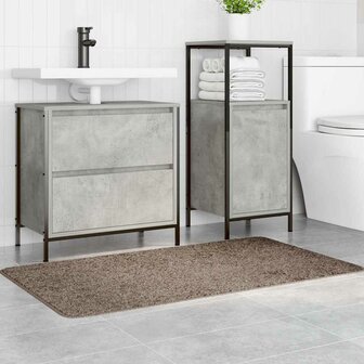 Antislip Badmat Bruin 70 x 120 cm PP 3