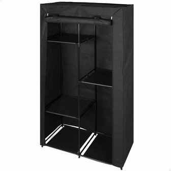 Kledingkast Max Home Zwart 88 X 167 X 45 CM 2 Stuks 2