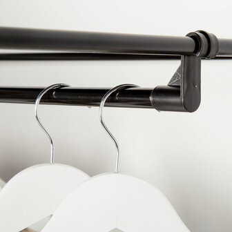 Kledingkast Max Home Zwart 88 X 167 X 45 CM 2 Stuks 7