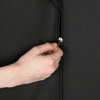 Kledingkast Max Home Zwart 70 X 148 X 46 CM 4 Stuks 4