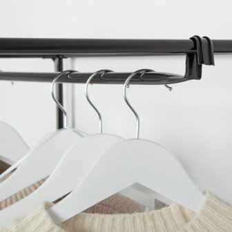 Kledingkast Max Home Donker grijs 70 X 148 X 44 CM 4 Stuks 7