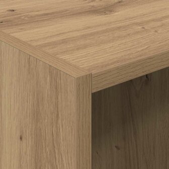 Kledingkast met plank artisanaal eikenkleurig 41 x 48 x 102 cm 8