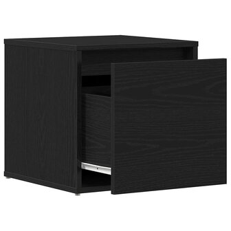 Ladekast met lade Zwart Eiken 40,5 x 40 x 40 cm Bewerkt hout 5