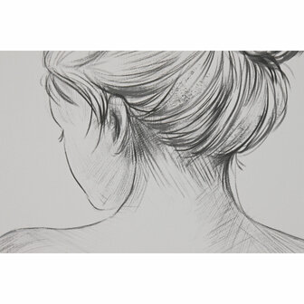 Schilderij Home ESPRIT Vrouw Modern 82,3 x 4,5 x 102,3 cm (2 Stuks) 3