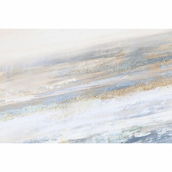 Schilderij Home ESPRIT Blauw Wit Abstract Modern 153 x 4,3 x 53 cm (2 Stuks) 3