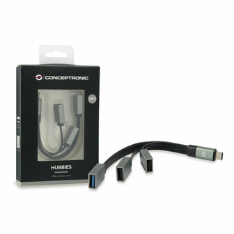 USB-HUB Conceptronic 110514407 Grijs 3