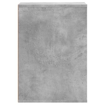 Ladekast 40x41x58 cm bewerkt hout betongrijs 6