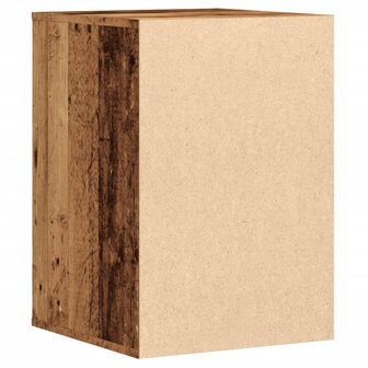 Ladekast 40x41x58 cm bewerkt hout oud houtkleurig 7