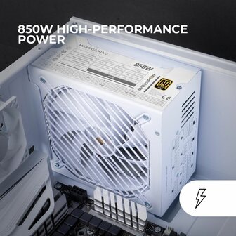 Voedingsbron Mars Gaming MPB850PSIW ATX 850 W 80 Plus Gold 3