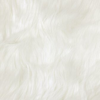 Nep Schapenvacht Tapijt Tafalla Wit &Oslash; 100 cm Polyester 9