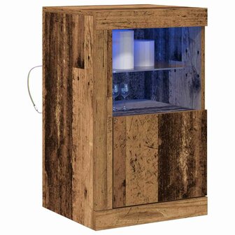 Bijzetkast 2 pcs Oud hout 41 x 37 x 67 cm Bewerkt hout 3