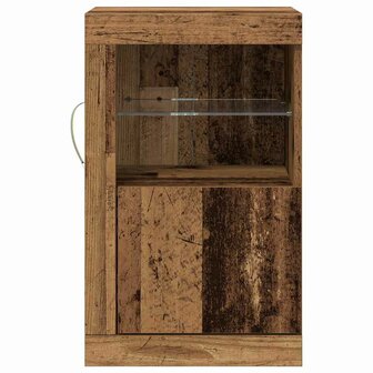 Bijzetkast 2 pcs Oud hout 41 x 37 x 67 cm Bewerkt hout 6