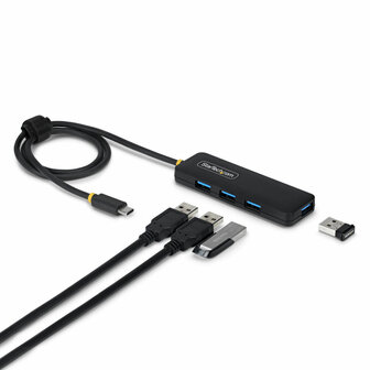 USB-HUB Startech H5C4A-USB-HUB-2 Zwart 1