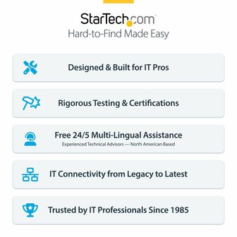 USB-HUB Startech H5C4A-USB-HUB-2 Zwart 8