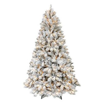 Kerstboom DKD Home Decor 150 cm Metaal PE Besneeuwd 1