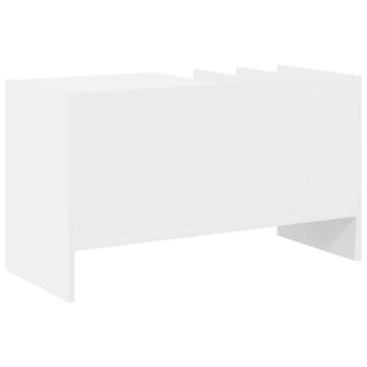 Platenkast met plank Wit 78.5 x 35 x 45 cm Bewerkt hout 7