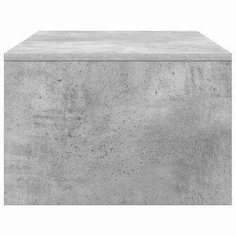 Aan de muur bevestigd bureau Beton Grijs 100 x 45 x 30 cm 6