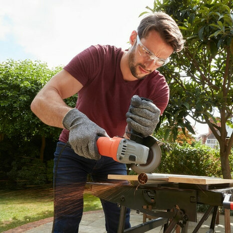 Haakse slijper Black & Decker BEG010 710 W 115 mm Mini 5
