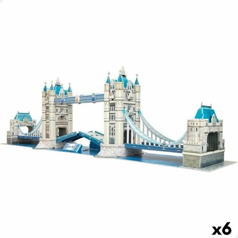 3D puzzel Colorbaby Tower Bridge 120 Onderdelen 77,5 x 23 x 18 cm (6 Stuks) 1