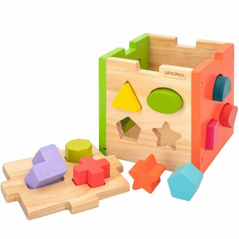 Houten Kinderpuzzel Woomax 15 x 15 x 15 cm (6 Stuks) 3