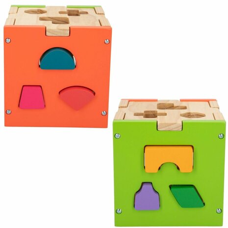 Houten Kinderpuzzel Woomax 15 x 15 x 15 cm (6 Stuks) 4