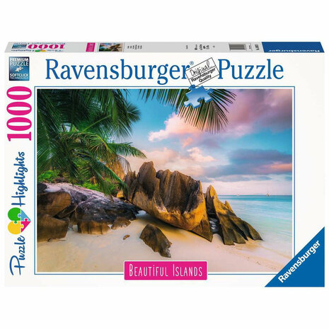 Puzzel Ravensburger 169078 Seychelles 1000 Onderdelen 1