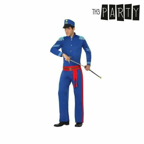 Kostuums voor Volwassenen Th3 Party Blauw (4 Onderdelen) - Maat: XL 1