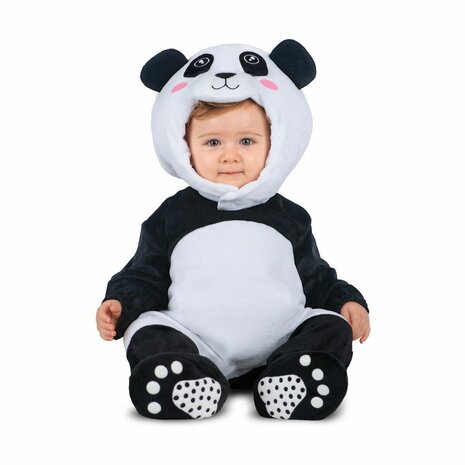 Kostuums voor Baby&apos;s My Other Me Zwart Wit Panda (4 Onderdelen) - Maat: 12-24 Maanden 2