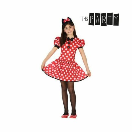 Kostuums voor Kinderen Minnie Mouse 26947 Rood Fantasie 5-6 Jaar (2 Onderdelen) 1