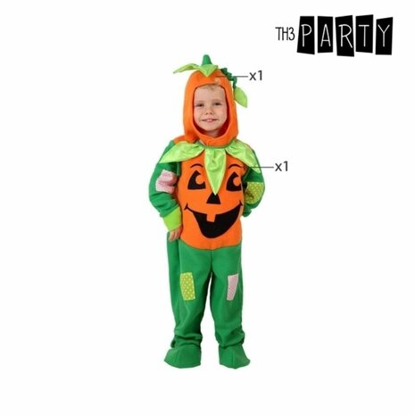 Kostuums voor Baby&apos;s Multicolour Pompoen 6-12 Maanden (2 Onderdelen) 2