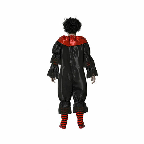 Kostuums voor Volwassenen Zwart Clown (1 Onderdelen) - Maat: XS/S 6