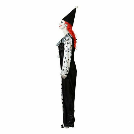 Kostuums voor Volwassenen Grijs Clown Unisex voor volwassenen - Maat: XS/S 4