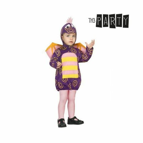 Kostuums voor Baby&apos;s Draak Paars - Maat: 6-12 Maanden 1