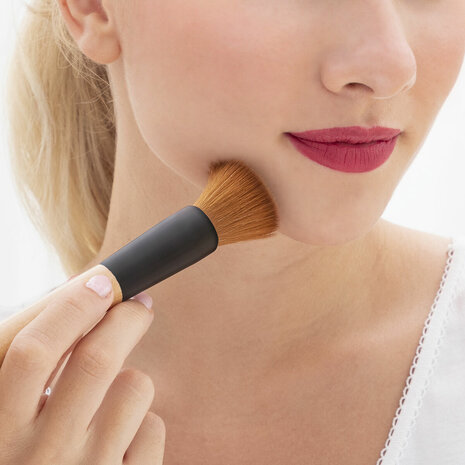 Set houten Make-up borstels met draagtas Miset InnovaGoods 5 Stuks 3