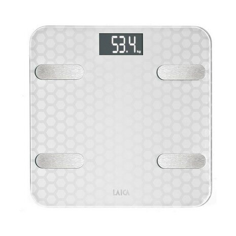 Digitale Personenweegschaal LAICA PS7011 Wit Glas 180 kg 2