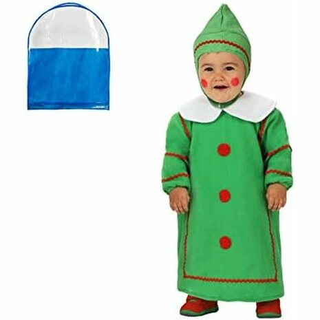 Kostuums voor Baby&apos;s Th3 Party Groen Kerstmis - Maat: 12-24 Maanden 8