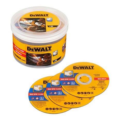 Slijpschijven Dewalt dt20598-qz Ø 125 mm Haakse slijper (50 Stuks) 1