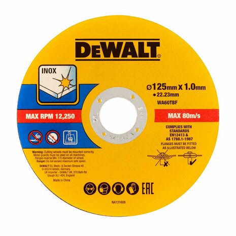 Slijpschijven Dewalt dt20598-qz Ø 125 mm Haakse slijper (50 Stuks) 2