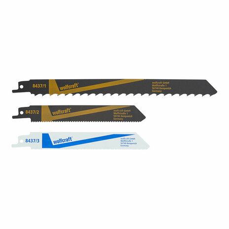 Zaagblad Wolfcraft 8437000 3 Onderdelen 1