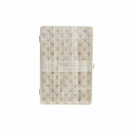 Sleutelkastje DKD Home Decor Natuurlijk Hout MDF 20 x 5,2 x 30 cm 2