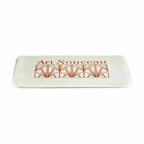 Badkleed Art Nouveau Wit Brons 40 x 1,5 x 60 cm (12 Stuks) 2