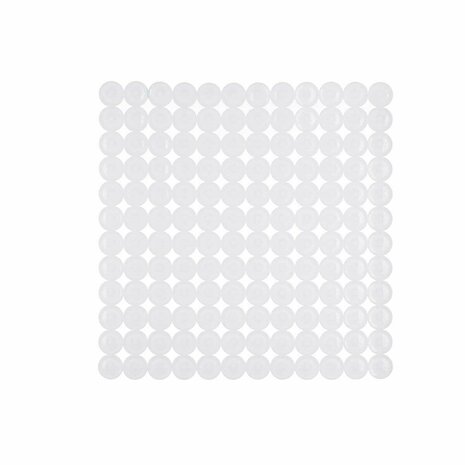 Antislipmat voor in de douche Wit PVC 68 x 36 x 1 cm (6 Stuks) 2