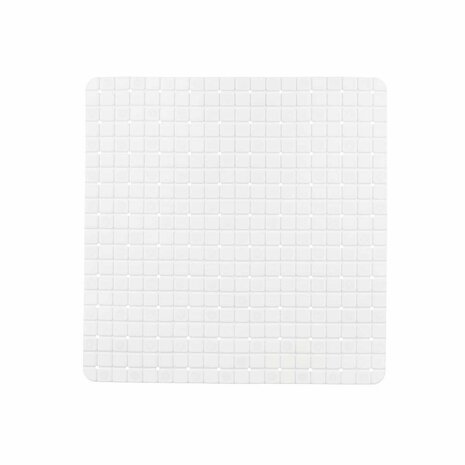 Antislipmat voor in de douche Ruiten Wit PVC 50,3 x 50,3 x 0,7 cm (6 Stuks) 2