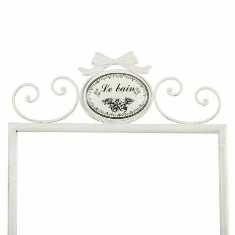 Losstaand handdoekenrek Alexandra House Living Wit Ijzer 51 x 148 x 39 cm 4