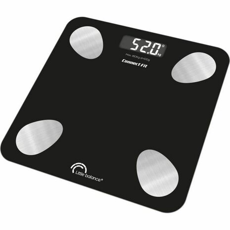 Digitale Personenweegschaal Little Balance 8685 Zwart 180 kg 1